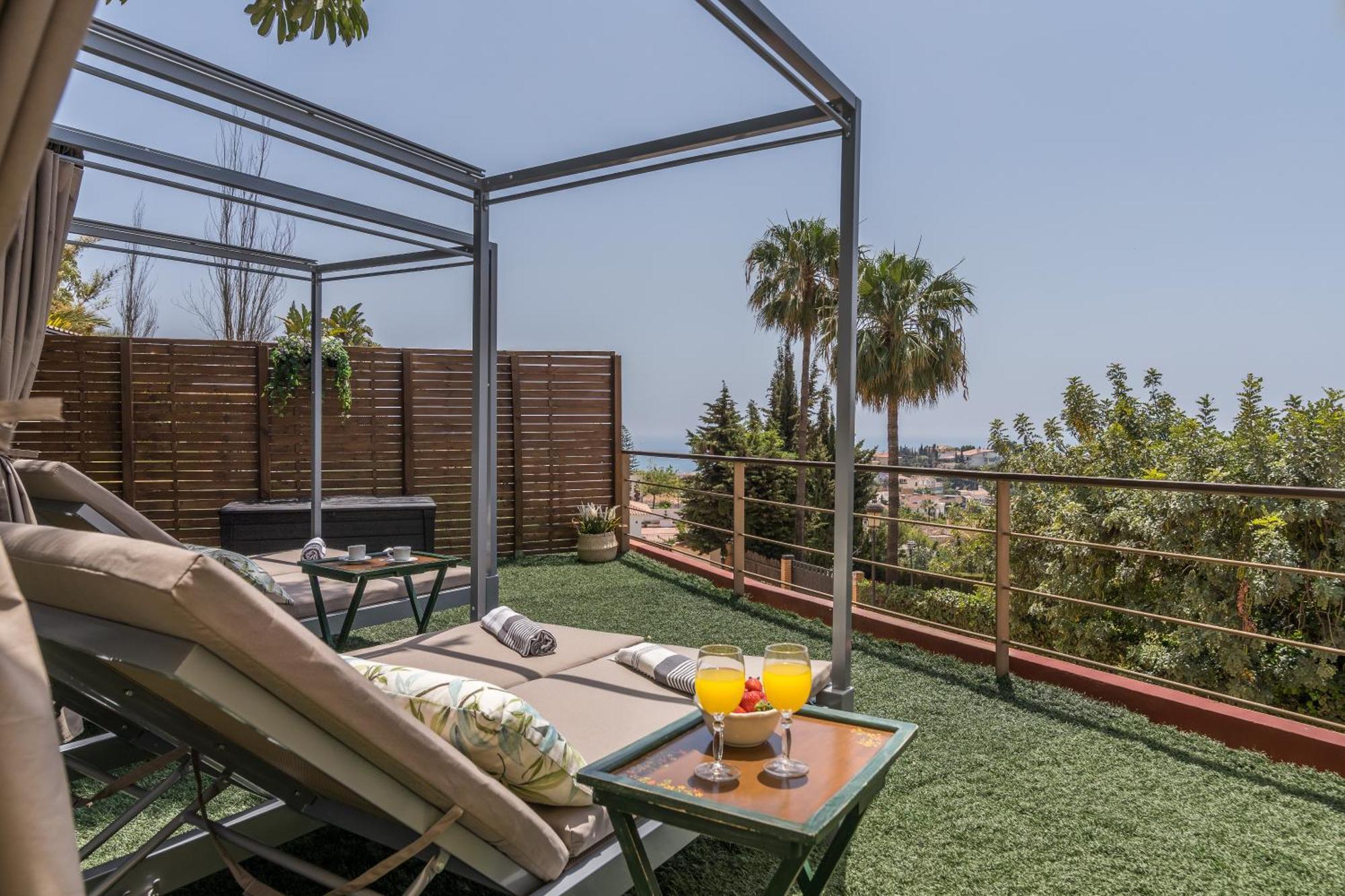 Sea View With Shared Terrace Apartment มาลากา ภายนอก รูปภาพ